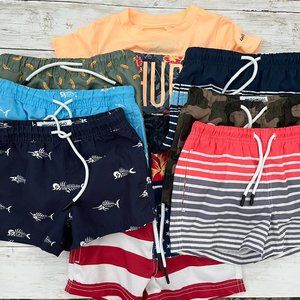 Toddler Boy Swim Trunk Bundle